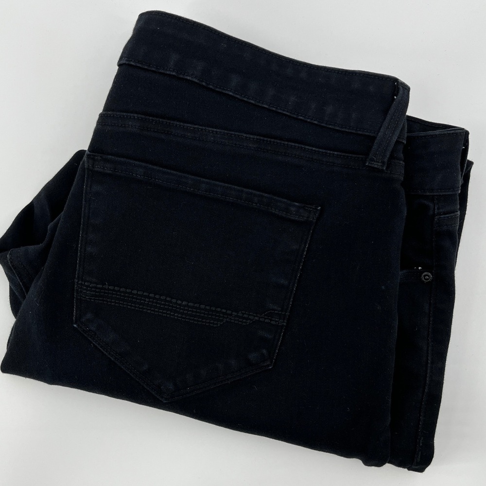 NYDJ Womens Black Legging Jeans High Rise Stretch Denim Size 16W